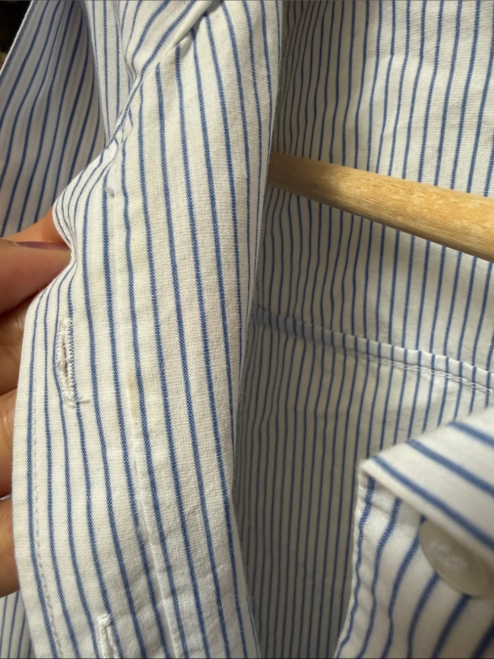 ZARA oversized striped poplin shirt with neck tie and contrasting trims - Picture 8 of 9